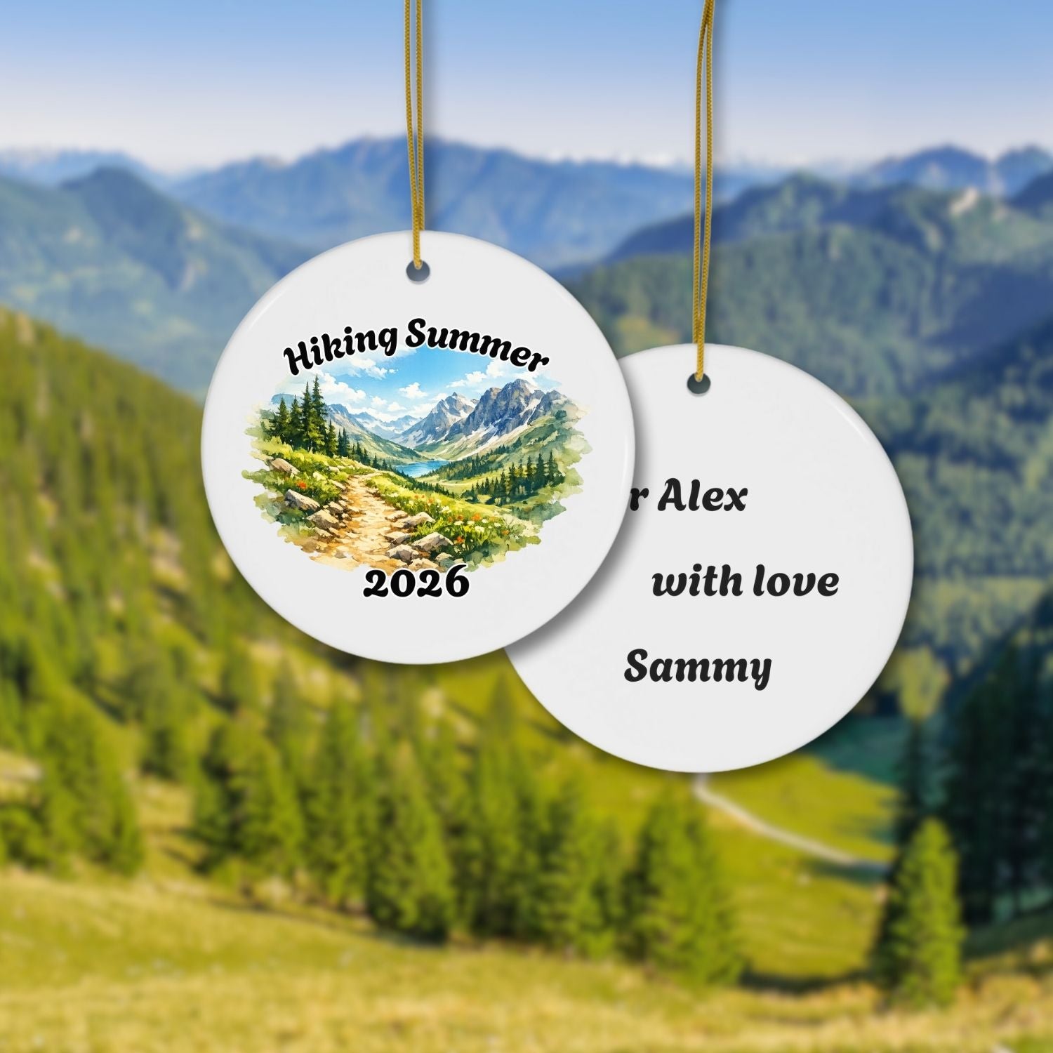 Hiking Season Ornament