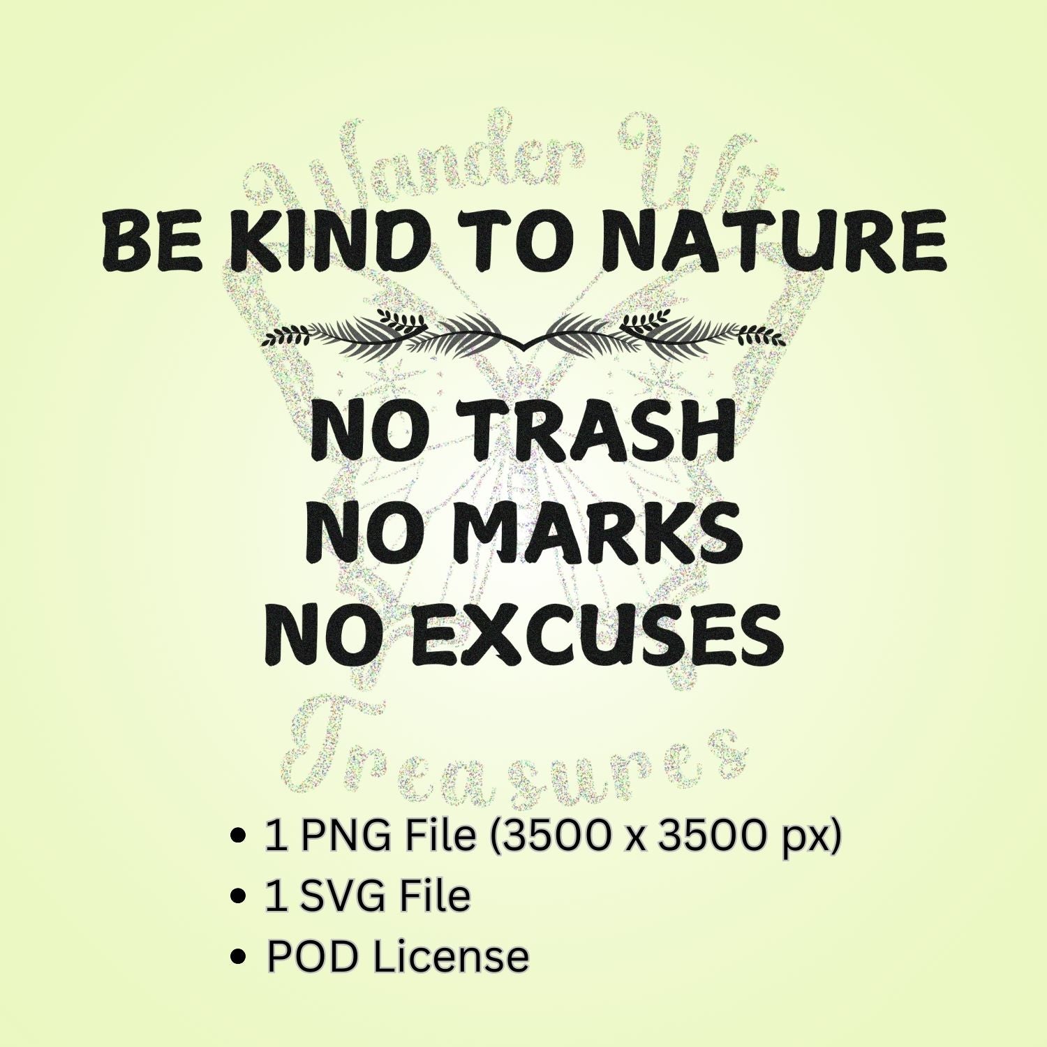 Be Kind to Nature - Design