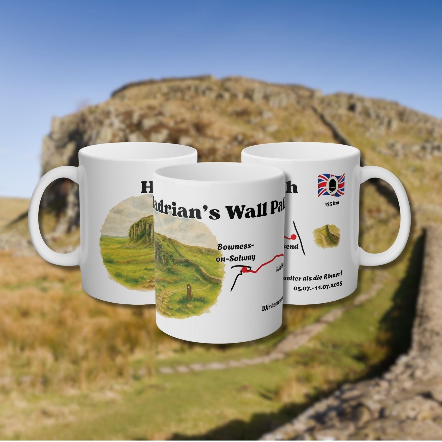 Hadrians Wall Path Tasse