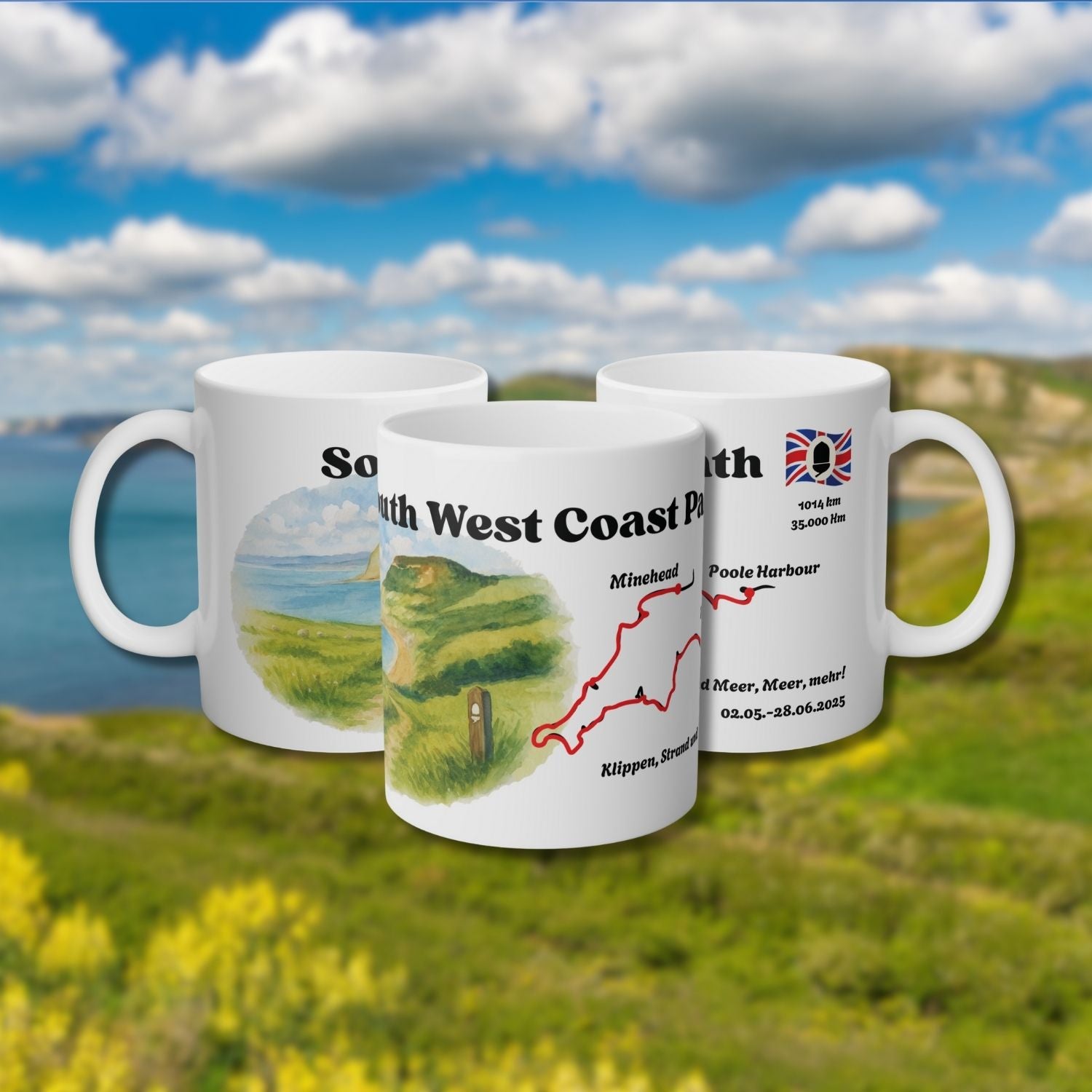 South West Coast Path Tasse