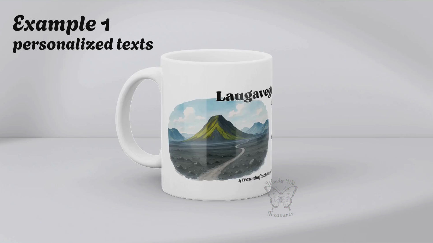 Laugavegur Weg Tasse